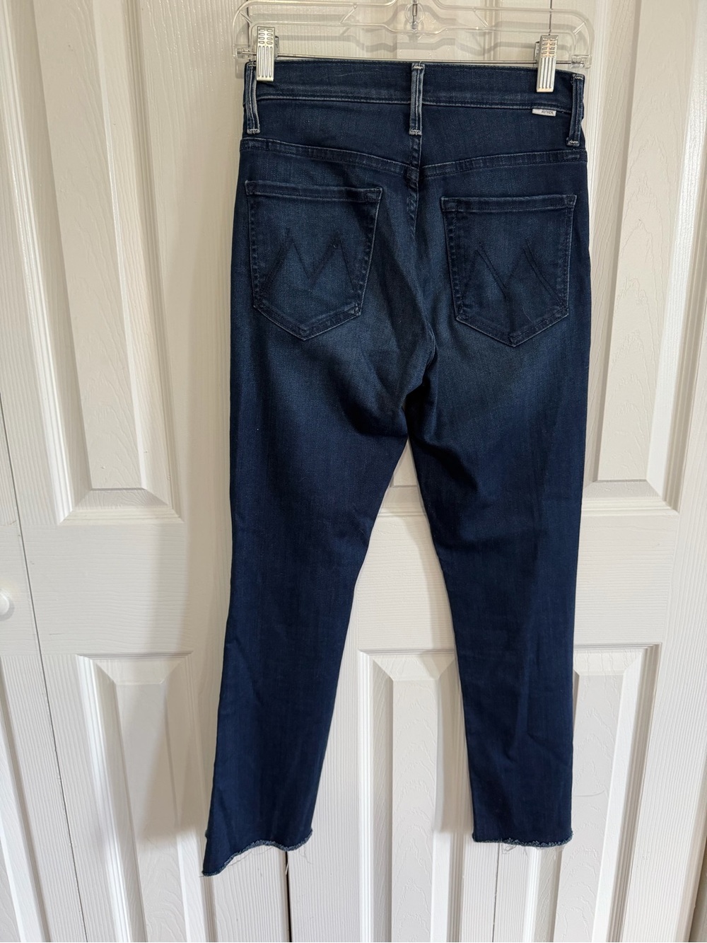 Mother The Insider Crop Step Fray Flare Jean Tongue and Chic Size 26 - Picture 3 of 5